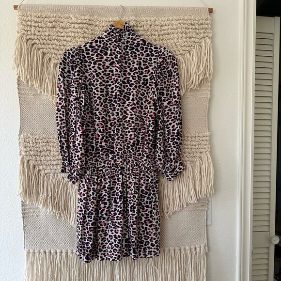 Zadig & Voltaire Leopard High Neck Dress - Picture 9 of 9